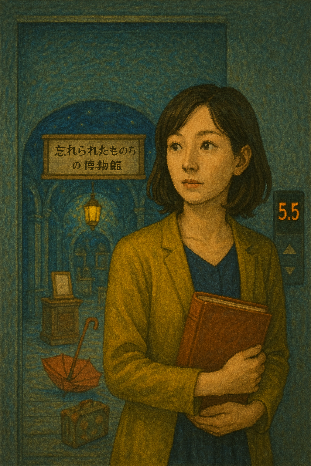 夜のエレベーター