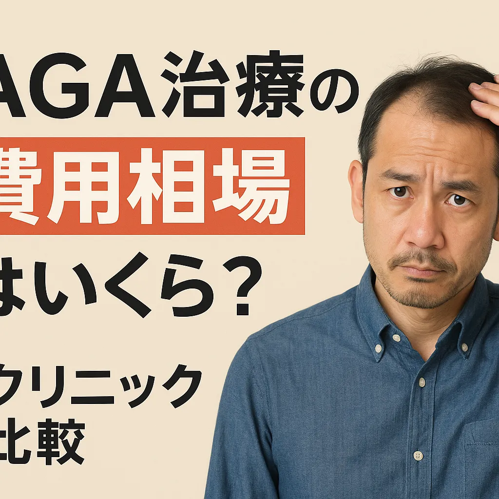AGA治療の費用相場はいくら?【クリニック比較】