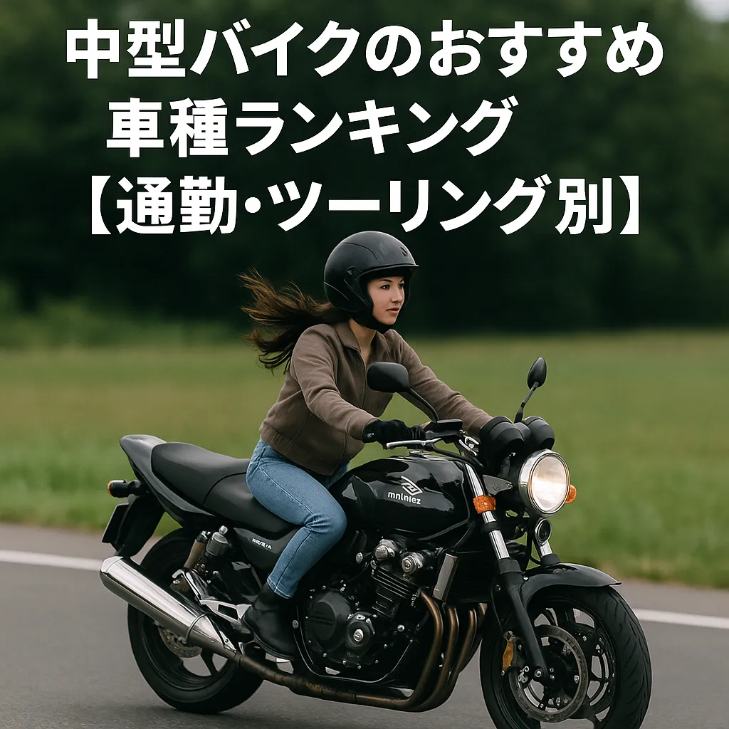 中型バイクのおすすめ車種ランキング【通勤・ツーリング別】