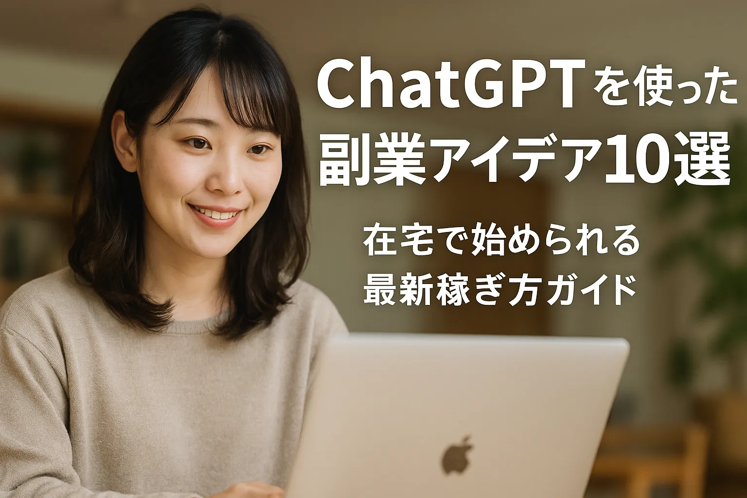 ChatGPTを使った副業アイデア10選|在宅で始められる最新稼ぎ方ガイド【2025年版】