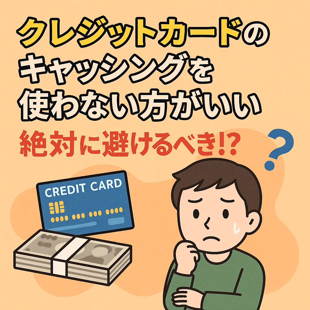 絶対に避けるべき!?クレジットカードのキャッシングを使わない方がいい本当の理由