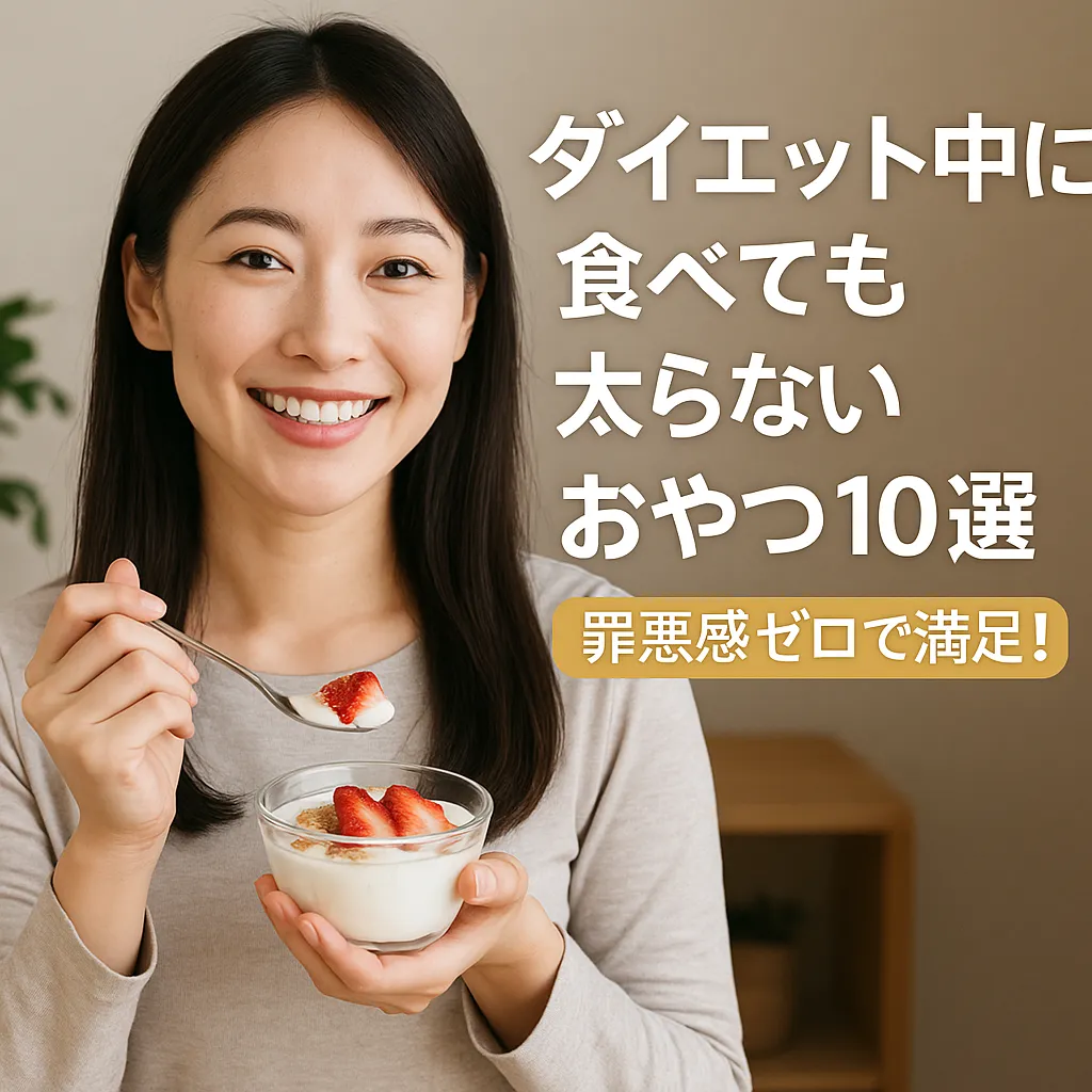 ダイエット中に食べても太らないおやつ10選【罪悪感ゼロで満足!】