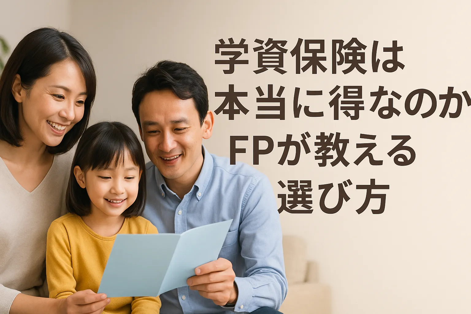学資保険は本当に得か?FPが教える選び方とおすすめ比較【2025最新版】