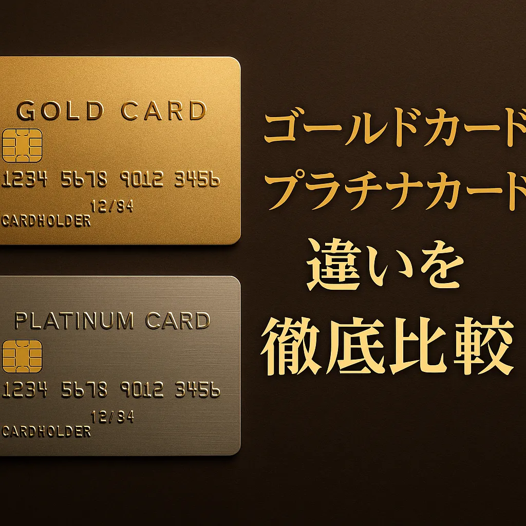 ゴールドカードとプラチナカードの違いを徹底比較!【特典・年会費・ステータスを徹底解説】