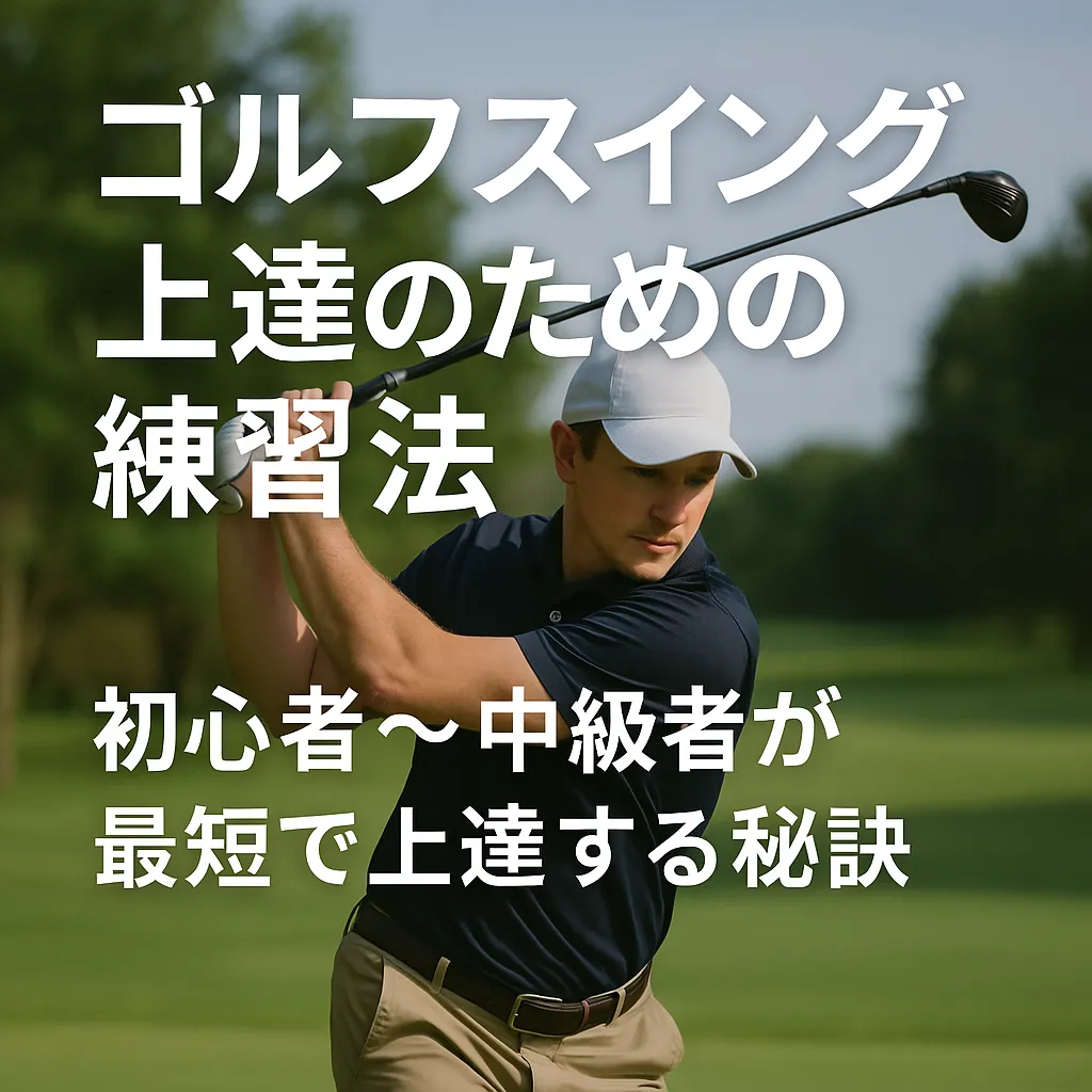 【完全版】ゴルフスイング上達のための練習法|初心者〜中級者が最短で上達する秘訣