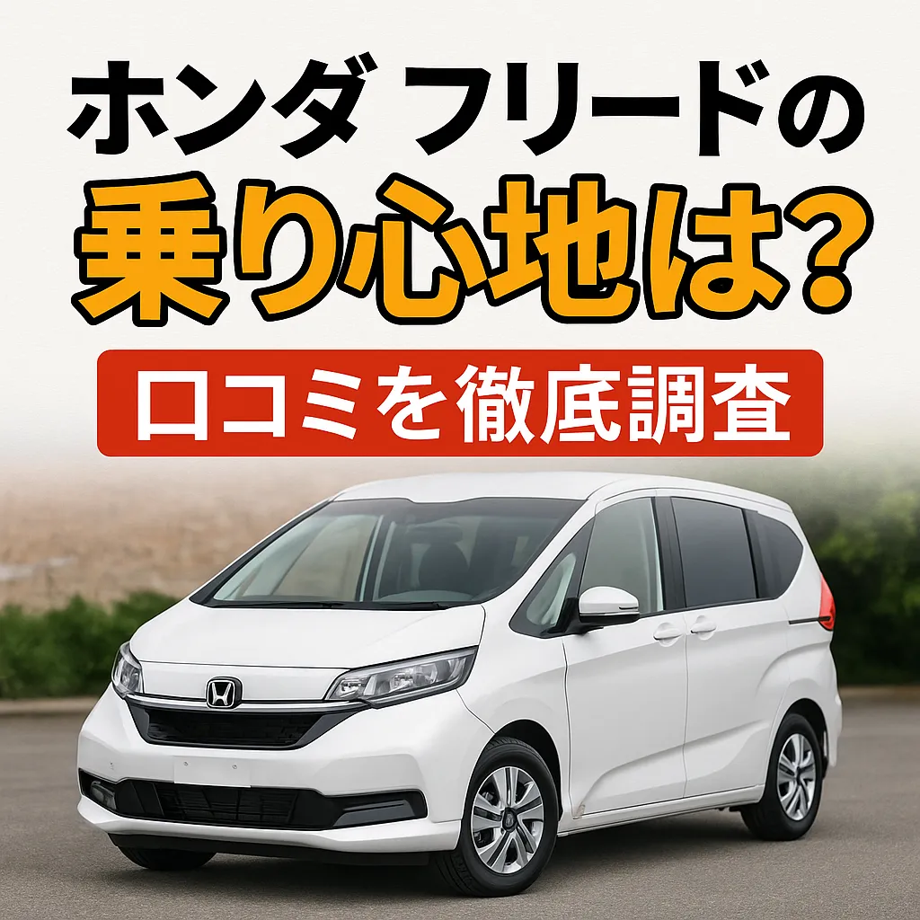 ホンダ フリードの乗り心地は?口コミを徹底調査【2025年版】