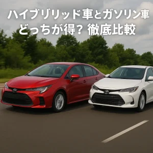 ハイブリッド車とガソリン車どっちが得?徹底比較【2025年最新版】