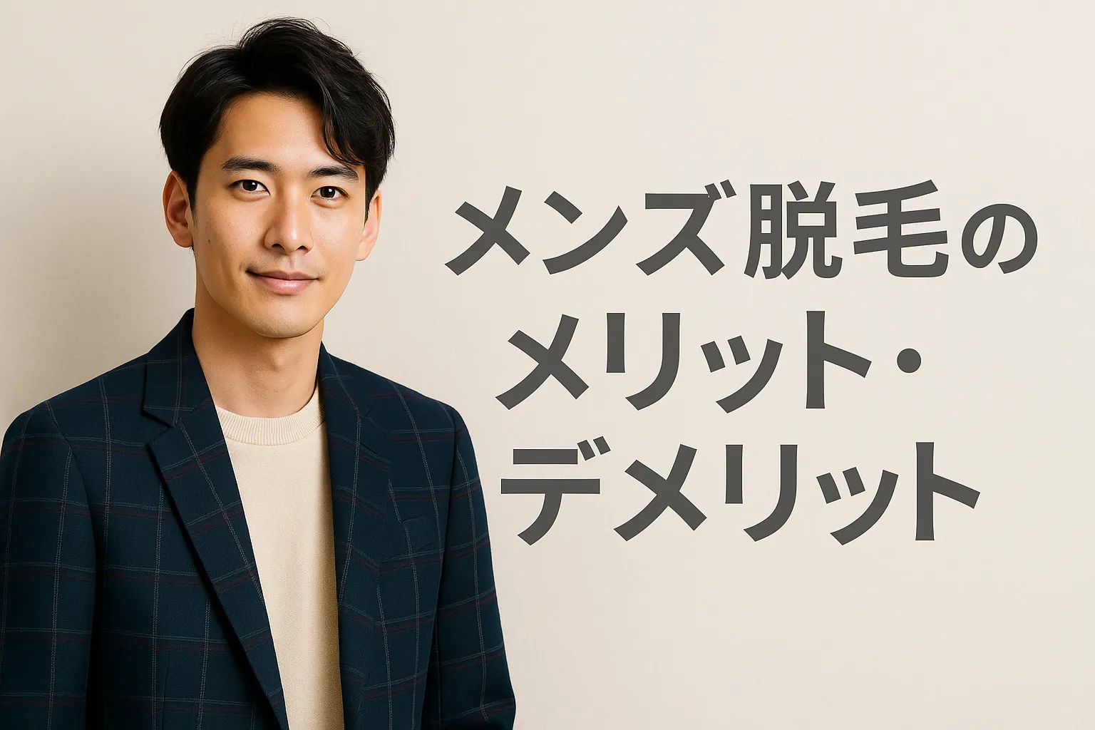 メンズ脱毛のメリットとデメリット徹底解説|失敗しない選び方まで解説