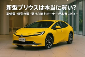 新型プリウスは本当に買い？実燃費・値引き額・乗り心地をオーナーが本音レビュー