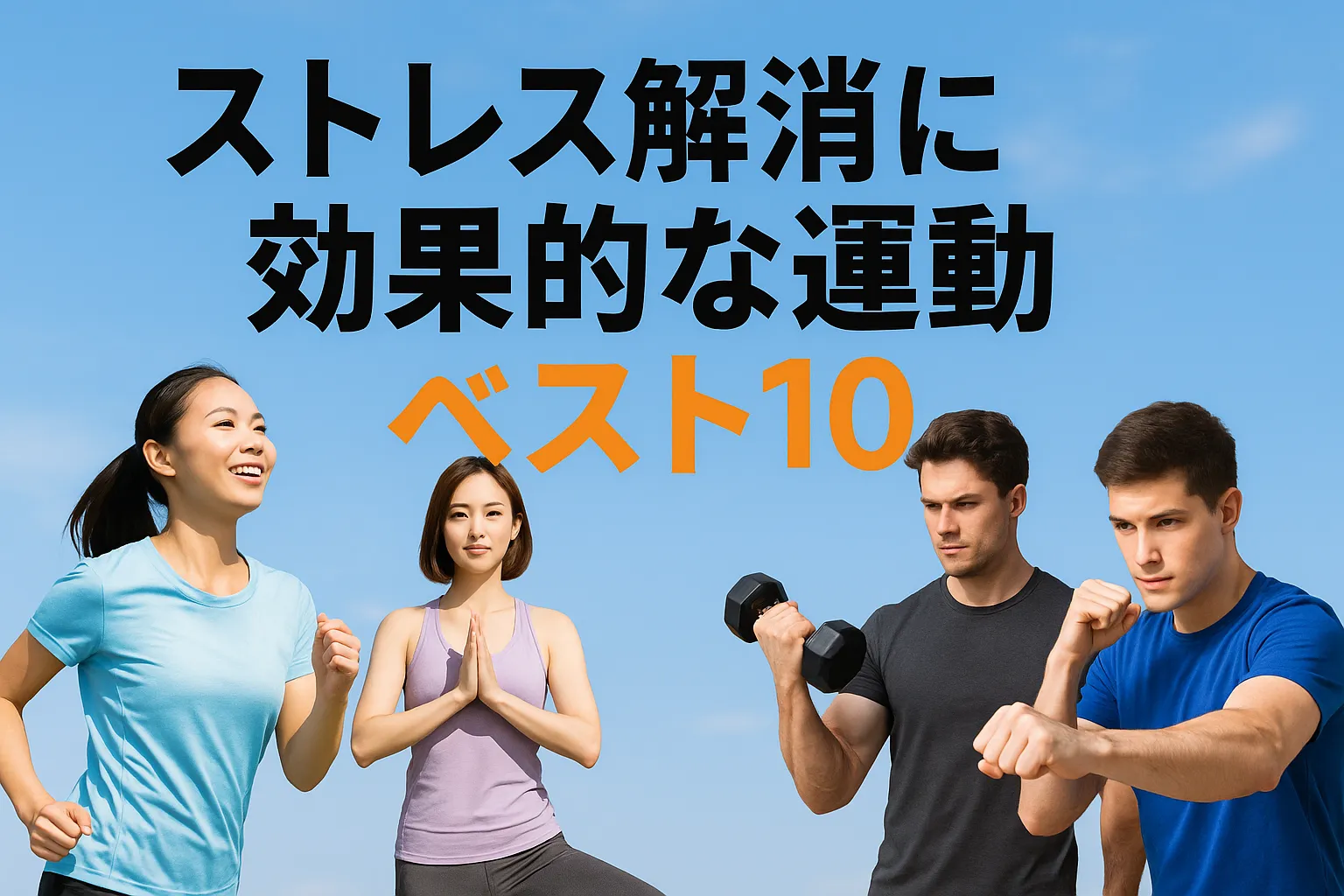 ストレス解消に効果的な運動ベスト10|専門家解説&体験談つきで即効リフレッシュ