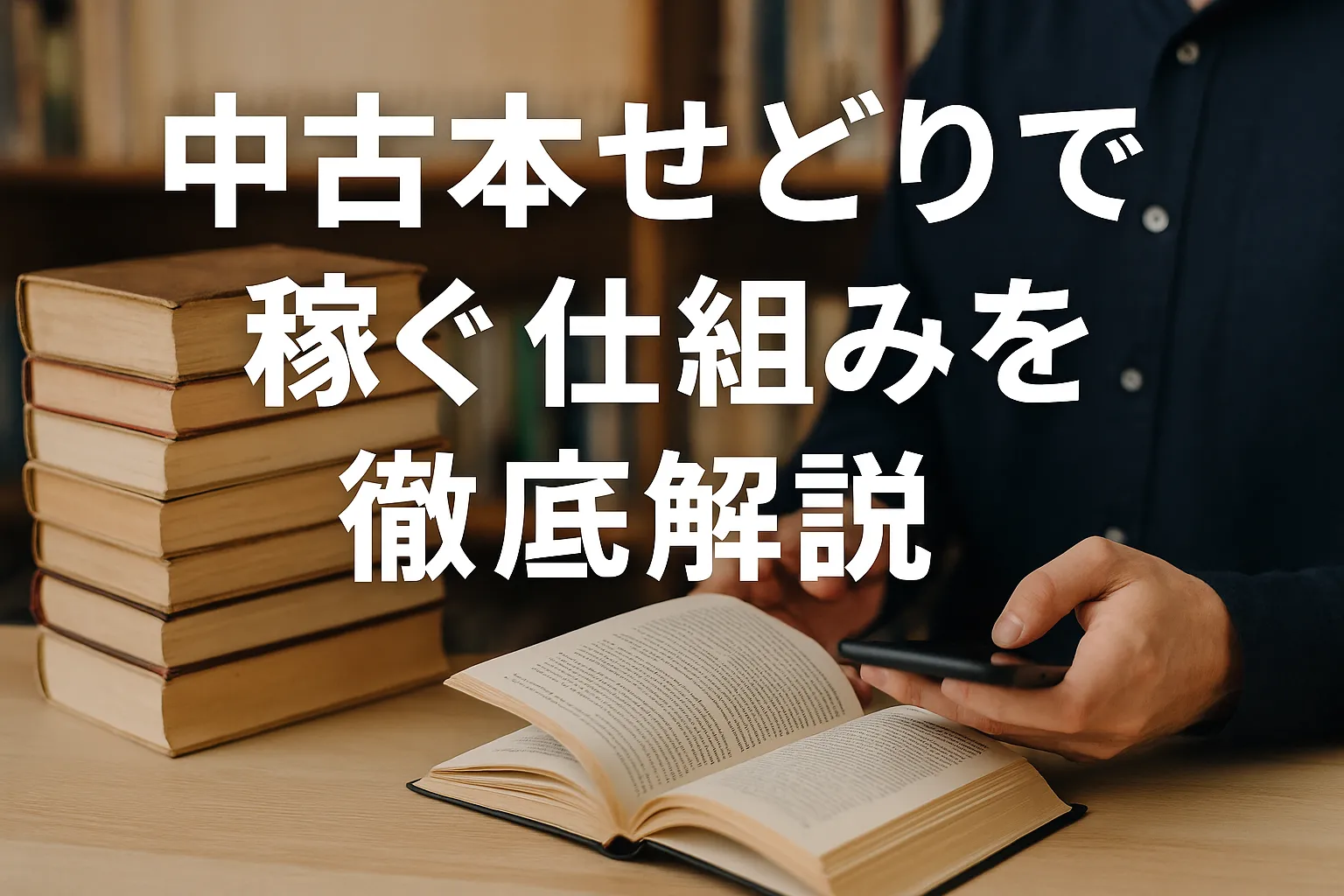 中古本せどりで稼ぐ仕組みを徹底解説|初心者でも月5万円を狙える方法