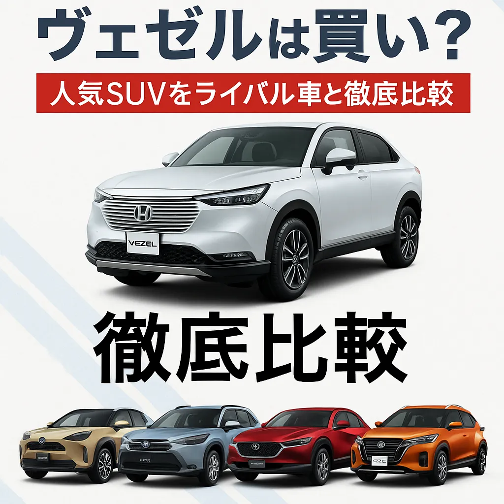 保存版】ホンダ・ヴェゼルは買い?人気SUVをライバル車と徹底比較|後悔しない選び方ガイド