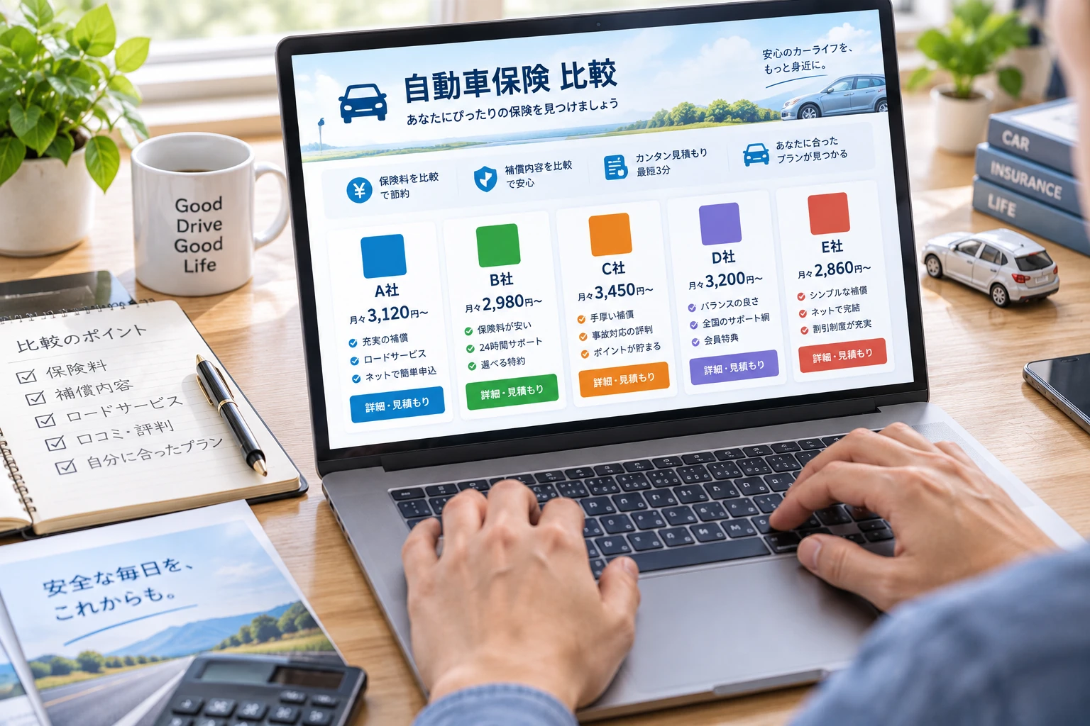 自動車保険の一括見積もりとは?メリットと賢い使い方