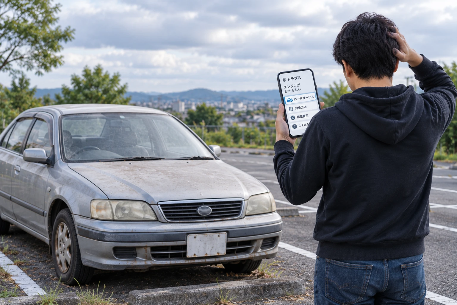 動かない車を処分する方法は?費用や手順を解説