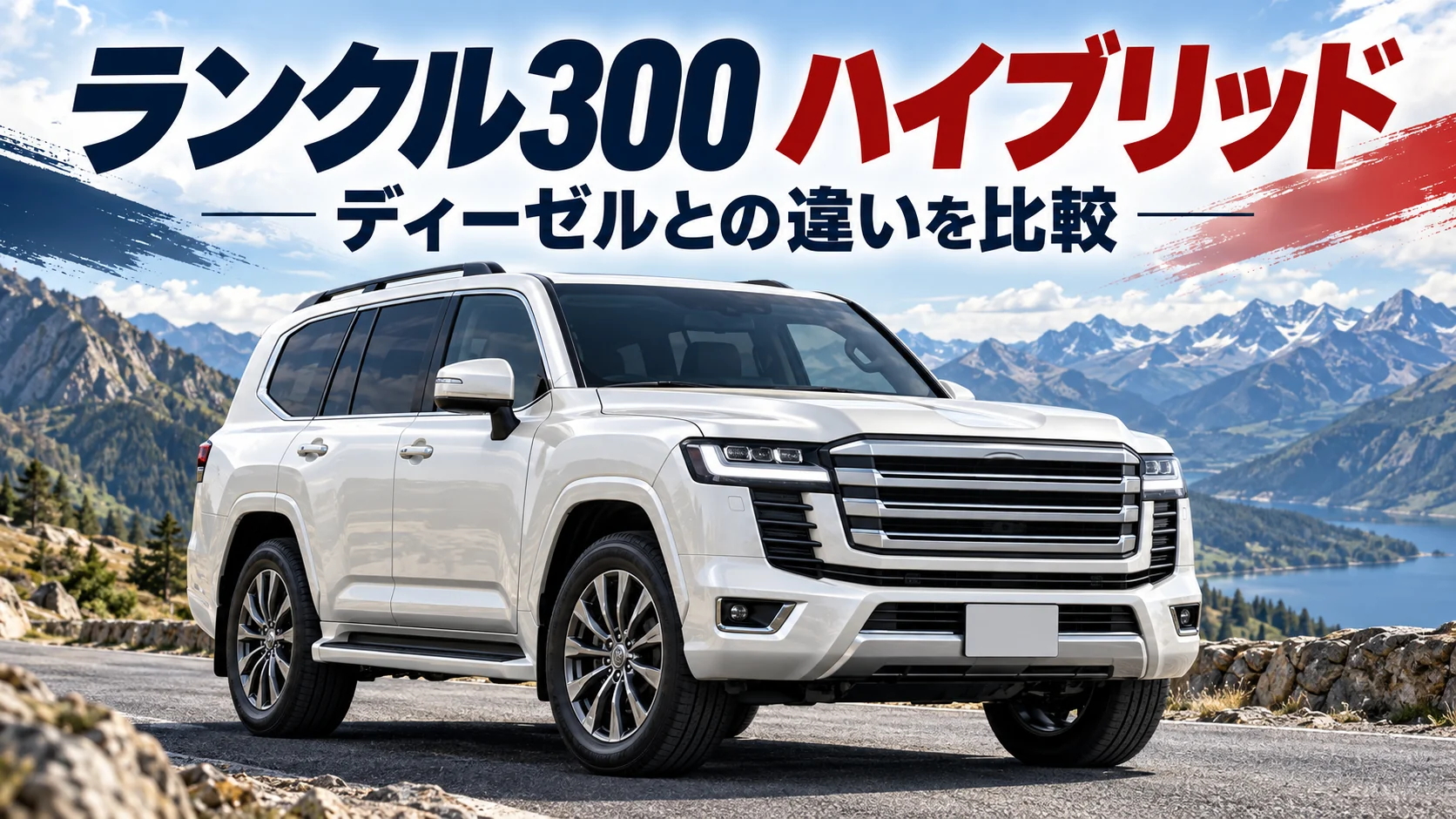 ランクル300ハイブリッド発売！ディーゼル・従来ガソリン車との違いを価格・燃費・7人乗りで比較