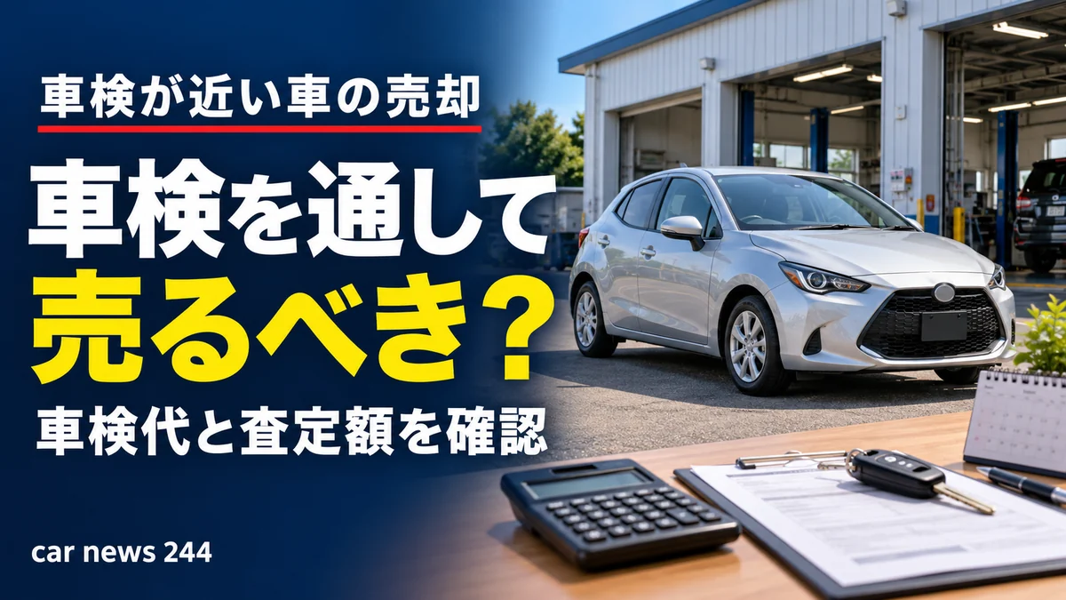 車検が近い車は、通してから売るべき?車検代を払う前に確認したいこと