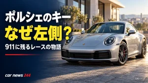 ポルシェのキーはなぜ左側？911の「エンジンをかける前」から面白い話